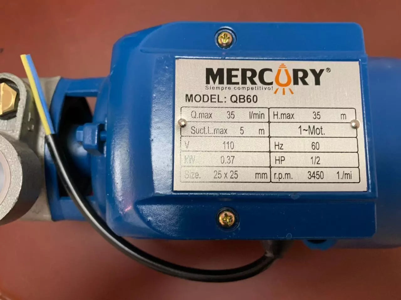 Electrobomba periférica para agua 1/2 HP