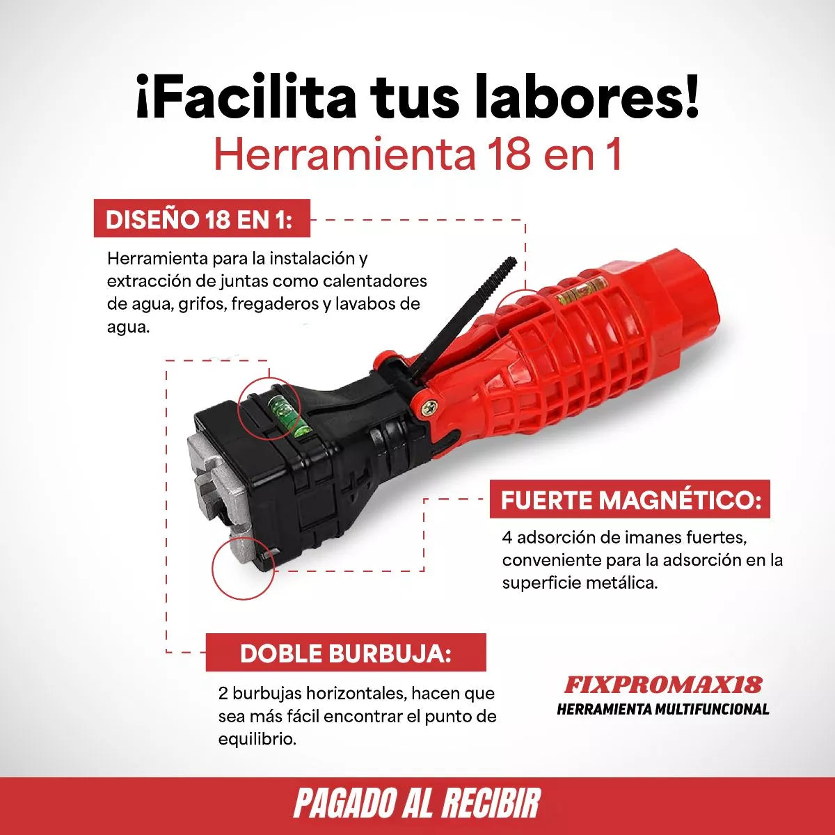 Herramienta 18 en 1 fixpromax 18